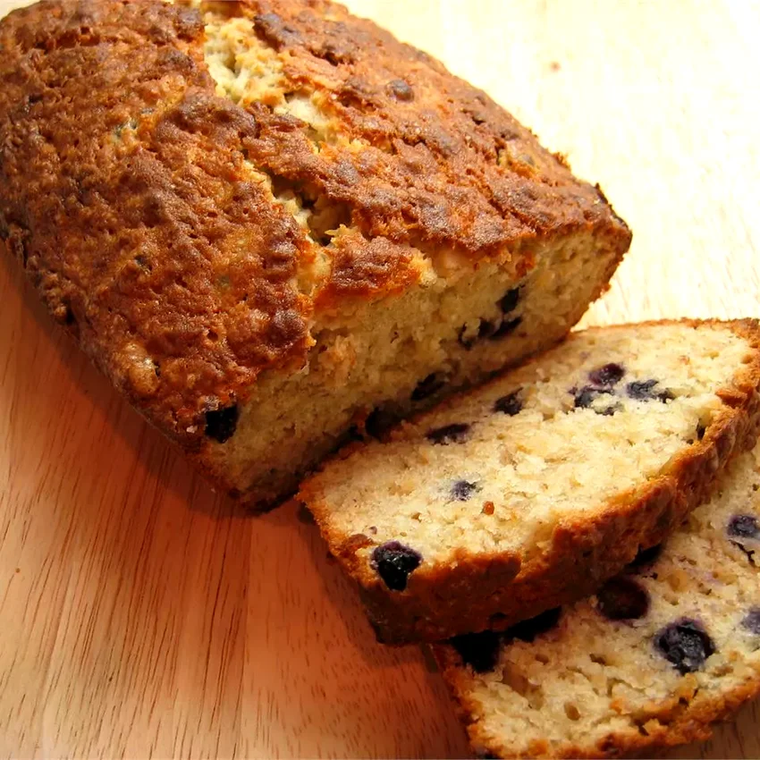 Favorite Banana Blueberry Quick Bread