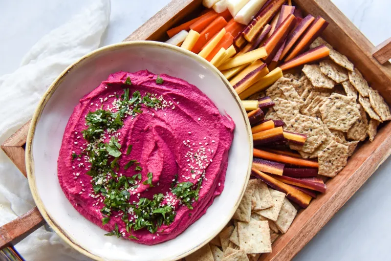 Fermented Beet Hummus