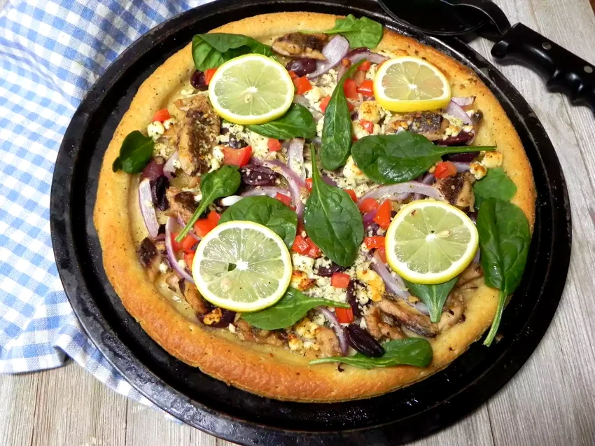 34 Mediterranean Dishes You Need to Try Right Now Feta and Sardine Flatbread