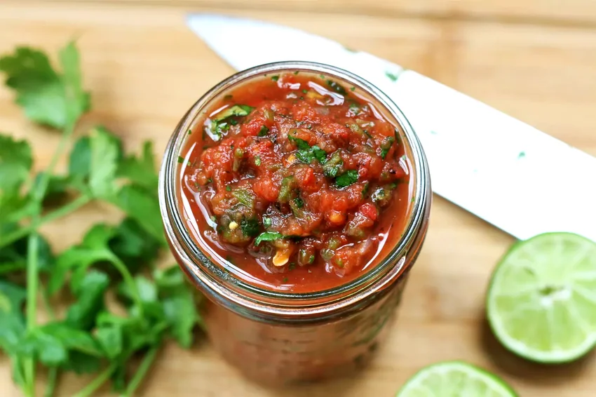 Fire-Roasted Poblano Salsa
