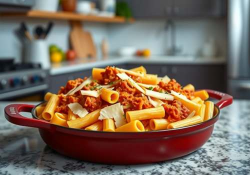 Four-Cheese Baked Ziti