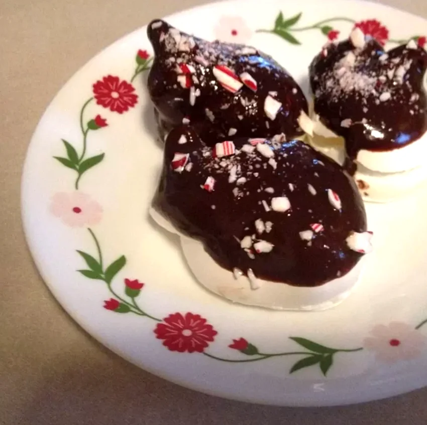 29 Mint Holiday Treats to Bake This Christmas Season French Peppermint Cookies with Chocolate Ganache