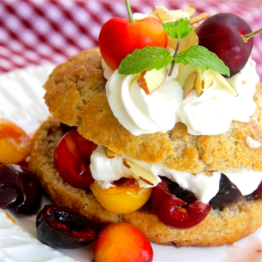 Fresh Cherry Shortcake