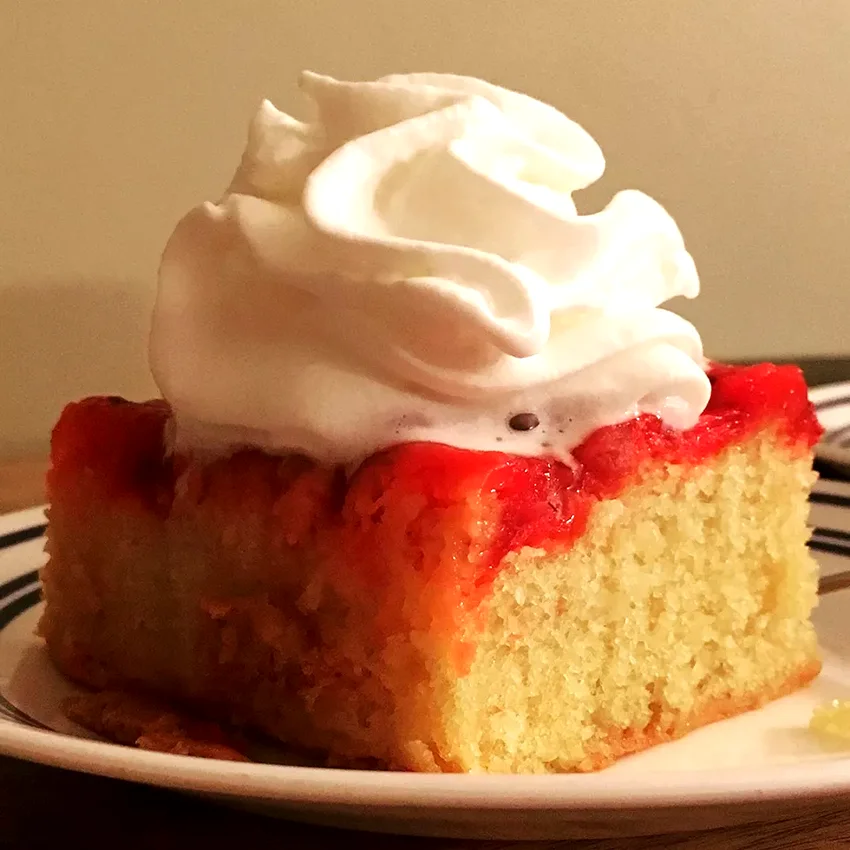 Fresh Strawberry Upside Down Cake