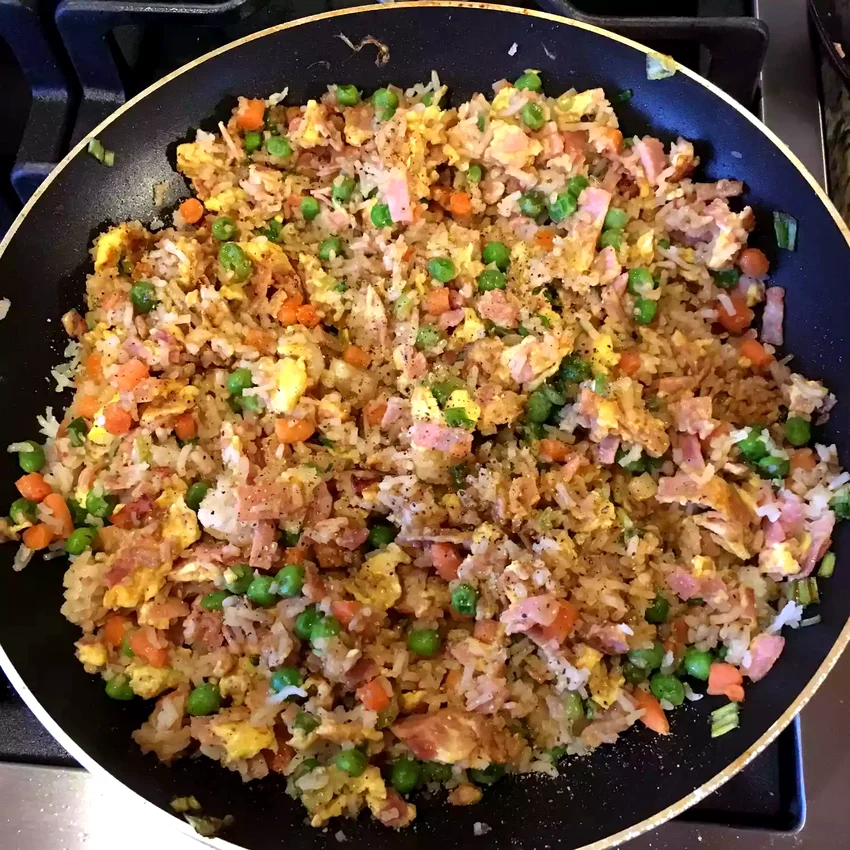 35 Creative Leftover Rice Recipes for Every Meal Fried Rice with Ham