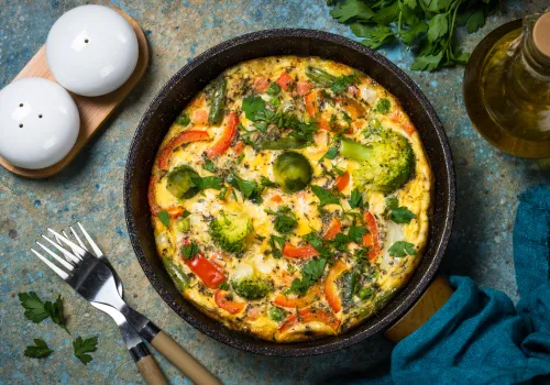 Frittata with Mediterranean Vegetables