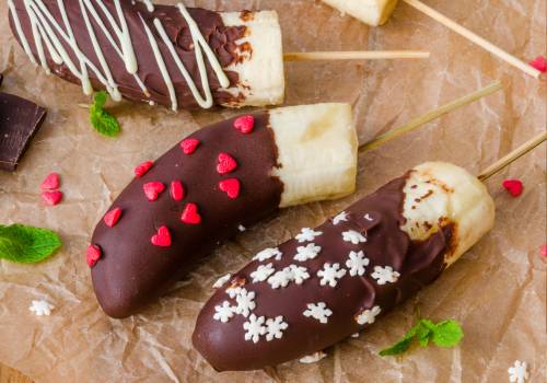  Frozen Chocolate Banana Pop