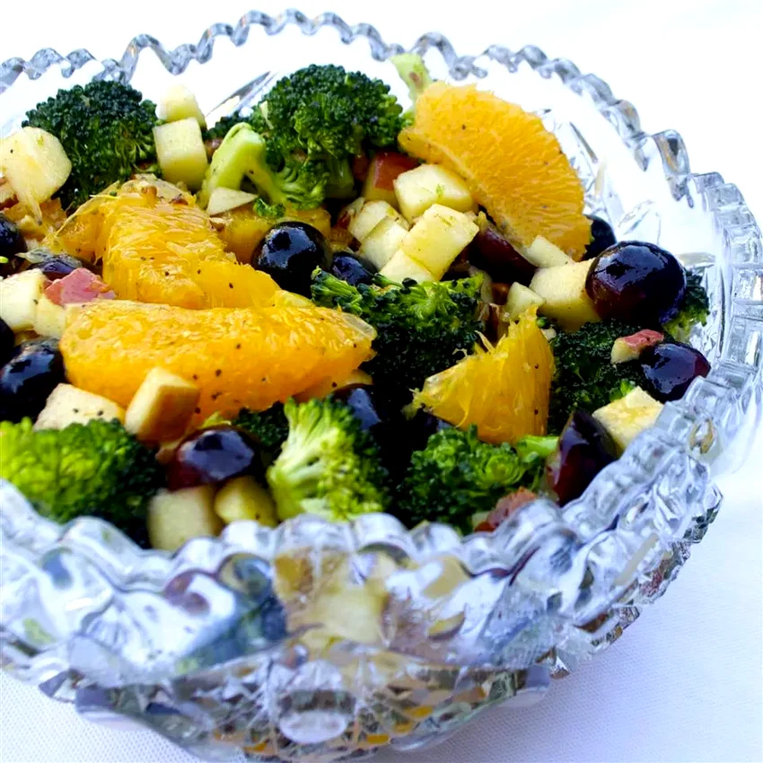 30 Chilled Side Dishes Perfect for Outdoor Gatherings Fruit and Broccoli Buffet Salad