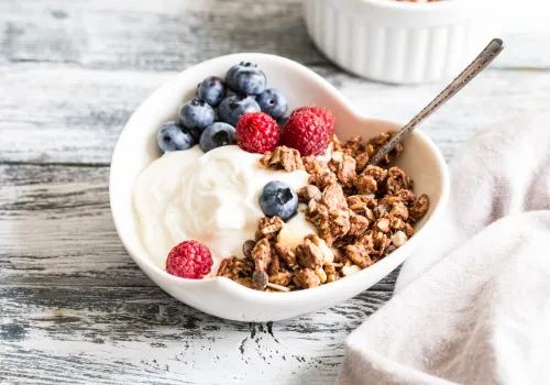 Fruits and Yogurt