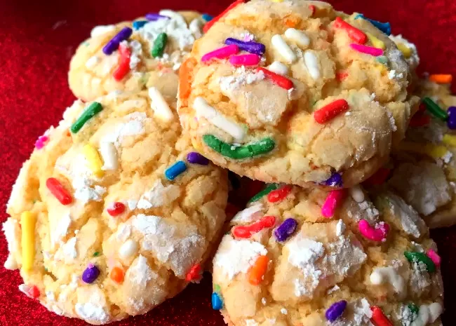 Funfetti Birthday Cookies