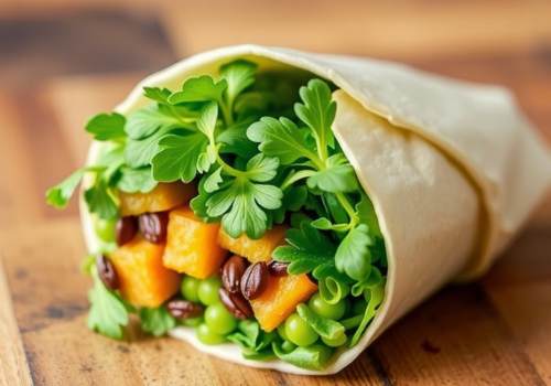 Garden Fresh Micro-greens Wrap