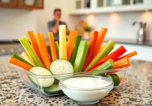 Garden Veggie Sticks with Ranch Dip