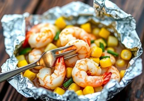 Garlic Shrimp and Corn