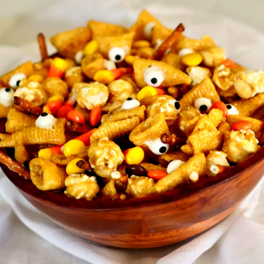 23 Spooky Halloween Party Foods for Your Frightful Feast Ghoulishly Good Halloween Snack Mix