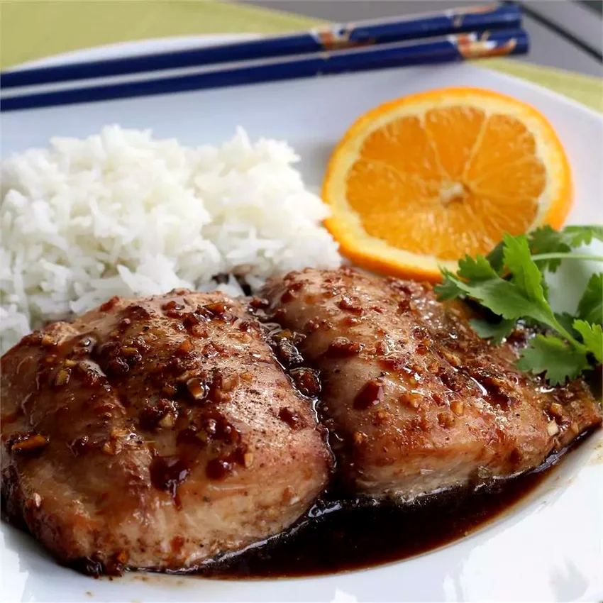 Ginger Glazed Mahi Mahi