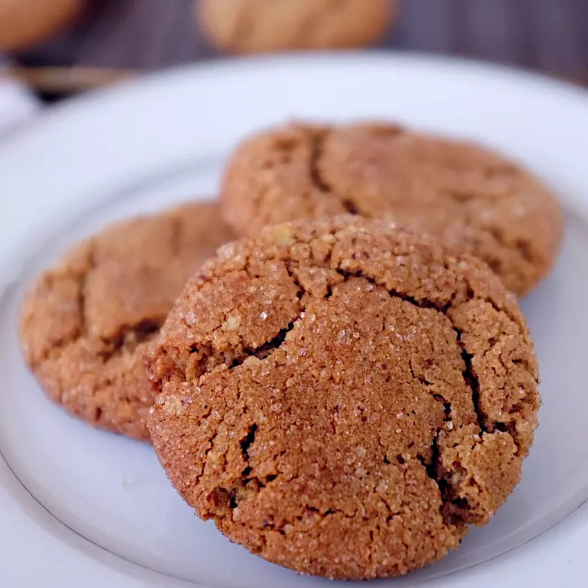 Gluten-Free Gingersnap Cookies