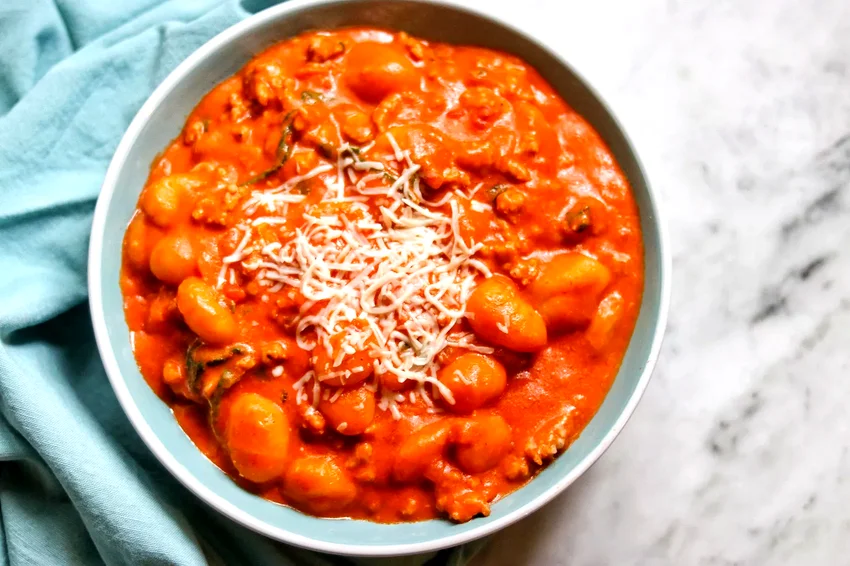 34 Classic Italian Pasta Dishes That Everyone Adores Gnocchi with Sausage in Vodka Sauce