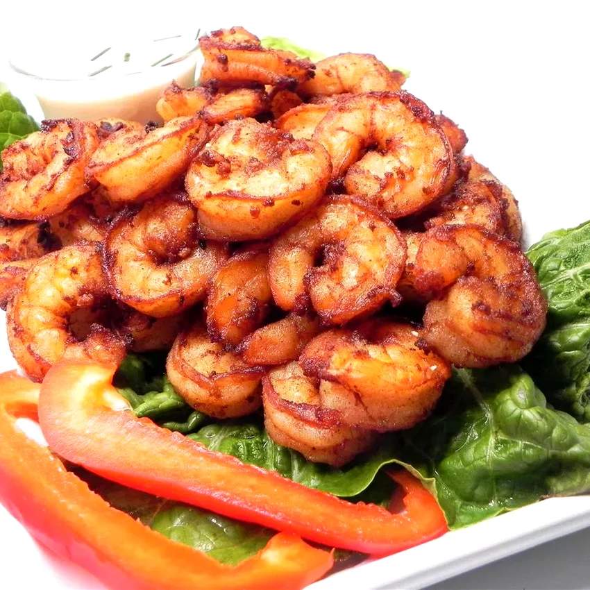 Goong Tod Kratiem Prik Thai (Prawns Fried with Garlic and White Pepper)
