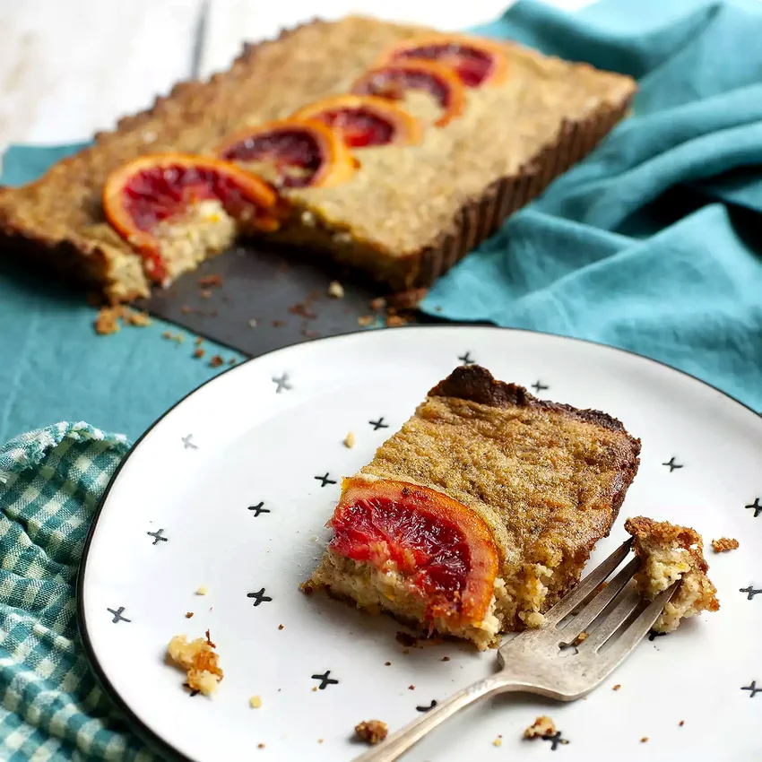Grain-Free Blood Orange Tart