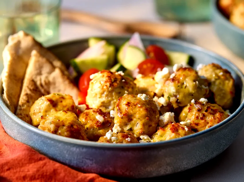 12 Mediterranean Chicken Dishes That Bring Greece Home Greek Chicken Meatballs