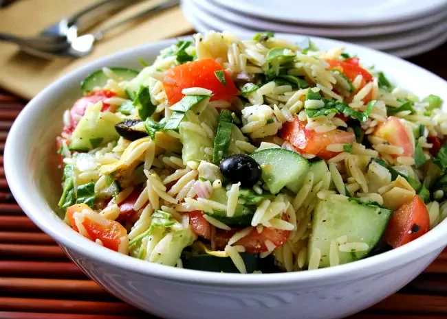 Greek Orzo Salad