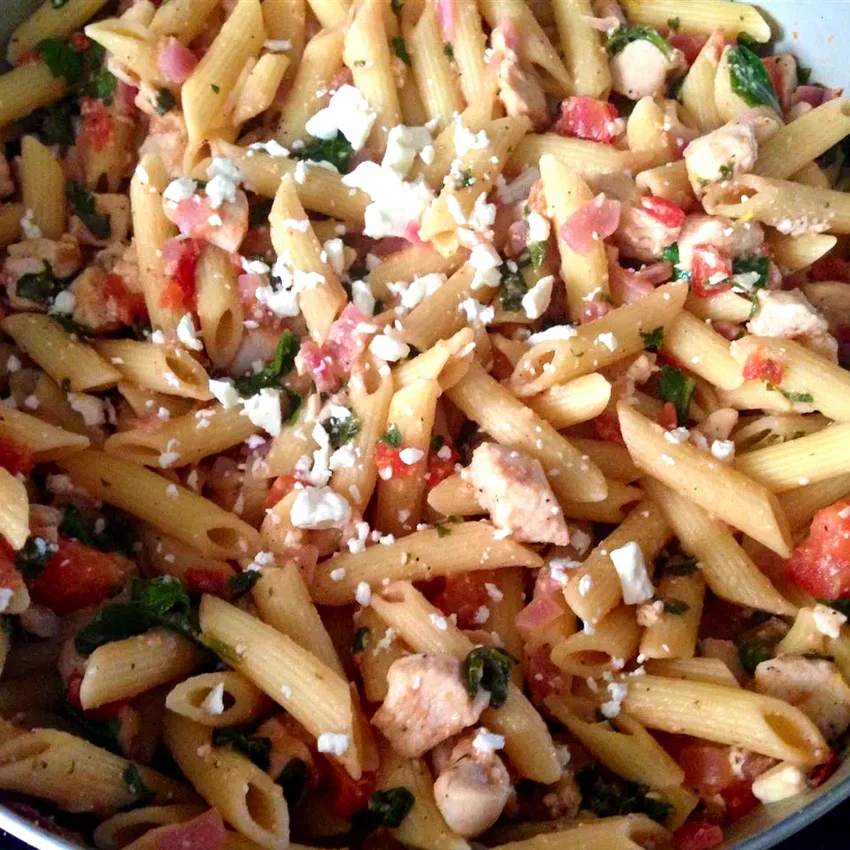Greek Penne and Chicken
