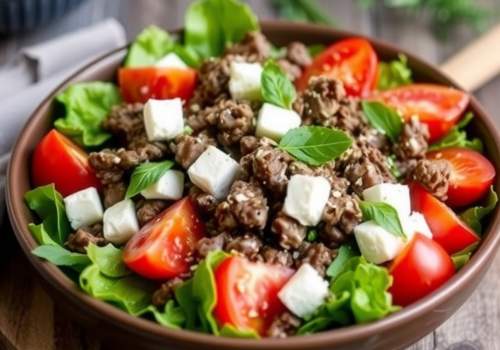 Greek-Style Beef Salad