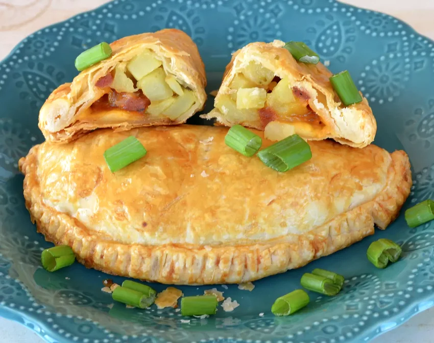 35 Creative Yukon Gold Potato Recipe Ideas Green Chile, Andouille Sausage, and Potato Hand Pies