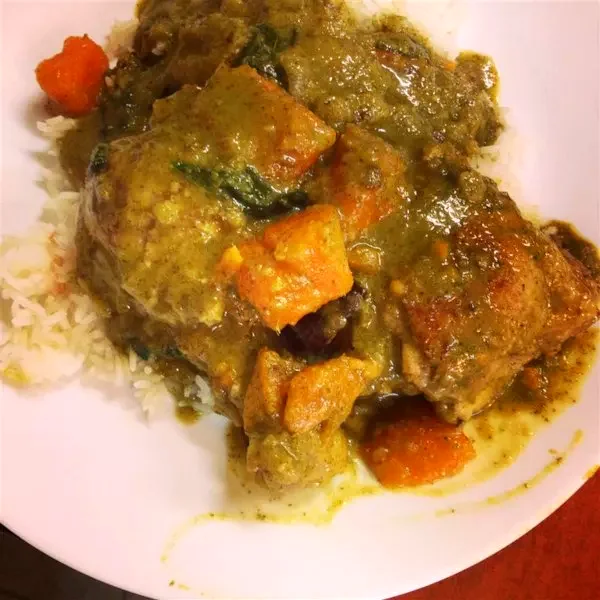 15 Sweet Potato and Chicken Recipe Ideas for Dinner Green Coconut Chicken