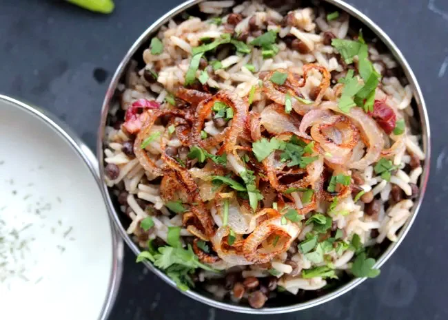 Green Lentils and Rice Assyrian Style
