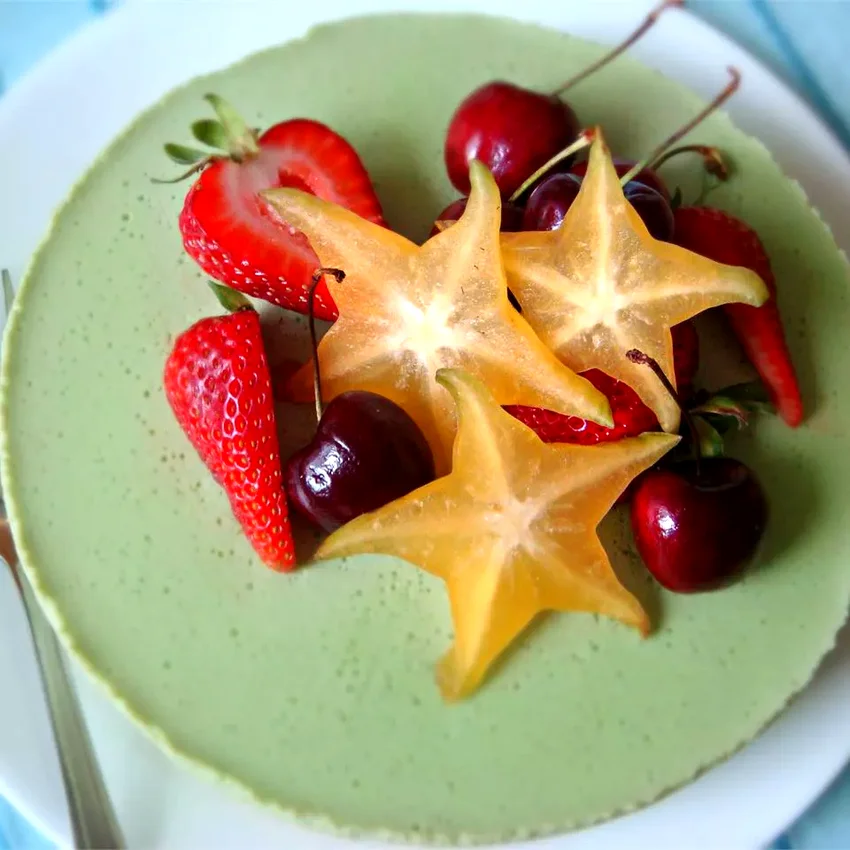 15 Amazing and Tasty Matcha Dessert Recipes Green Tea Mousse Cheesecake