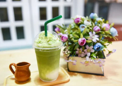 Green Tea Yogurt Frappe