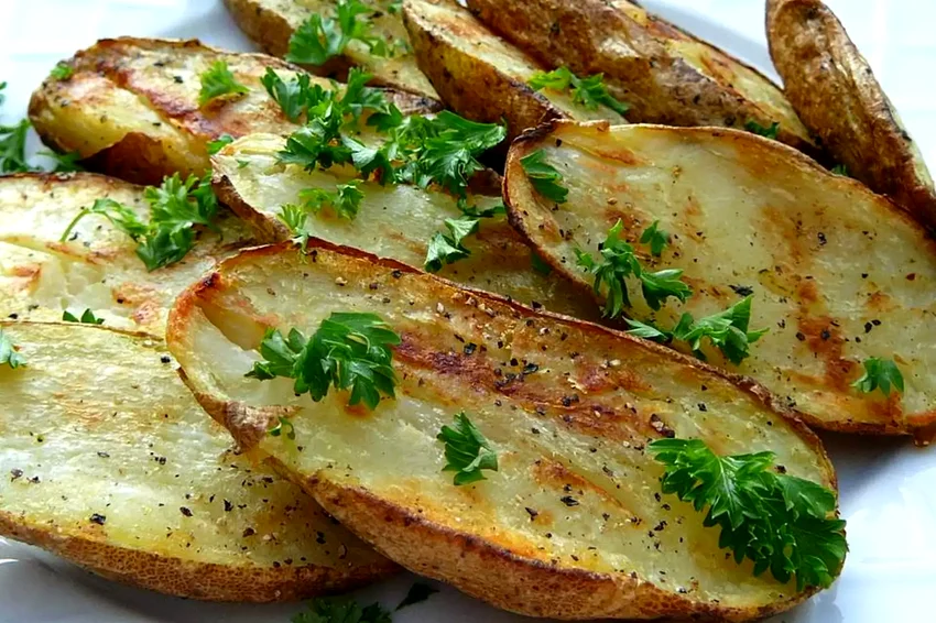 Grilled Baked Potatoes