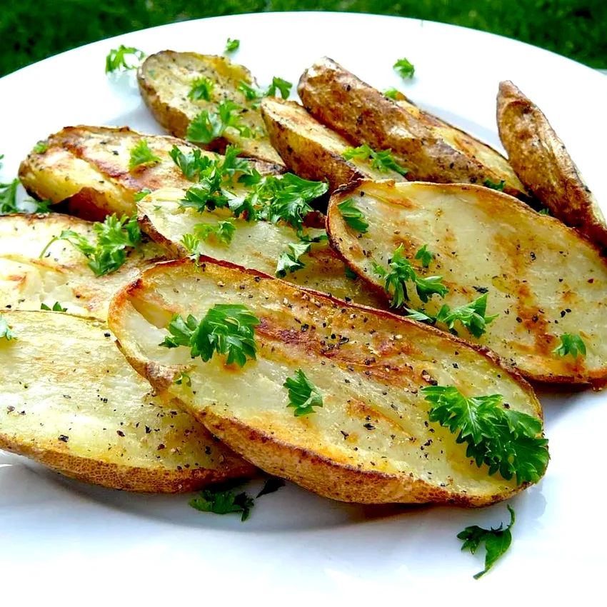 Grilled Baked Potatoes