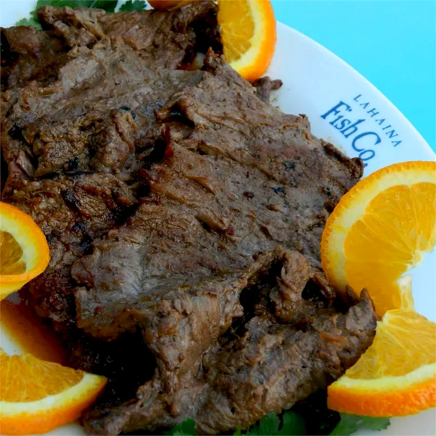 Grilled Blood Orange Chuck Steak