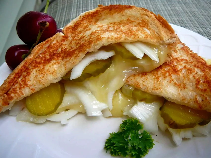 10 Sweet Vidalia Onion Dishes Everyone Will Adore Grilled Cheese, Pickle and Vidalia Onion Sandwich