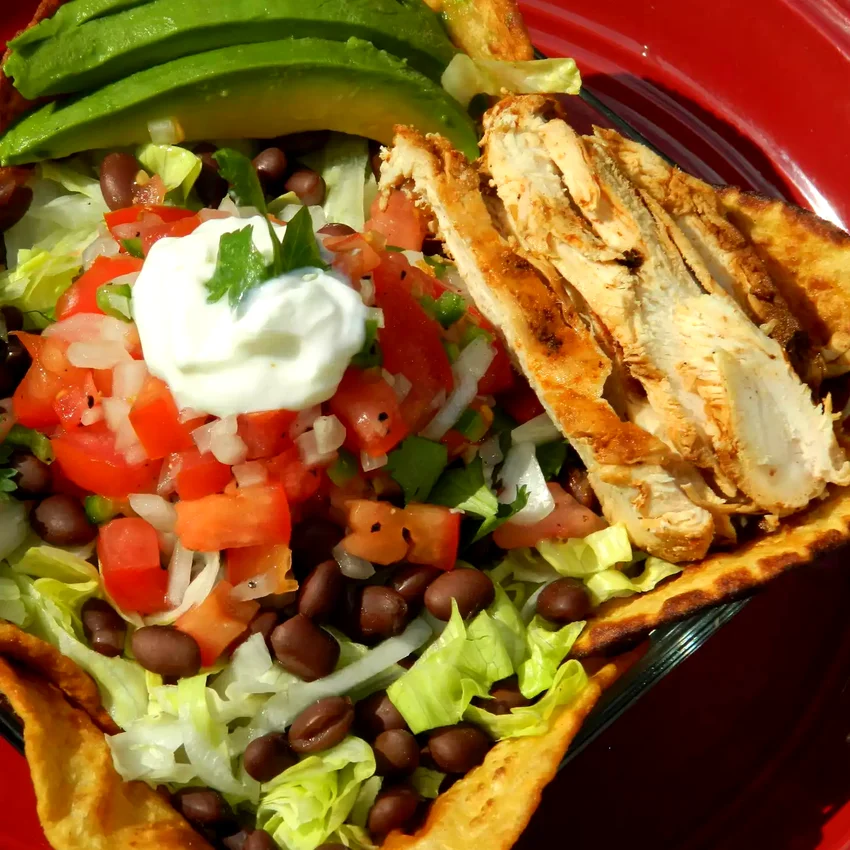 Grilled Chicken Taco Salad
