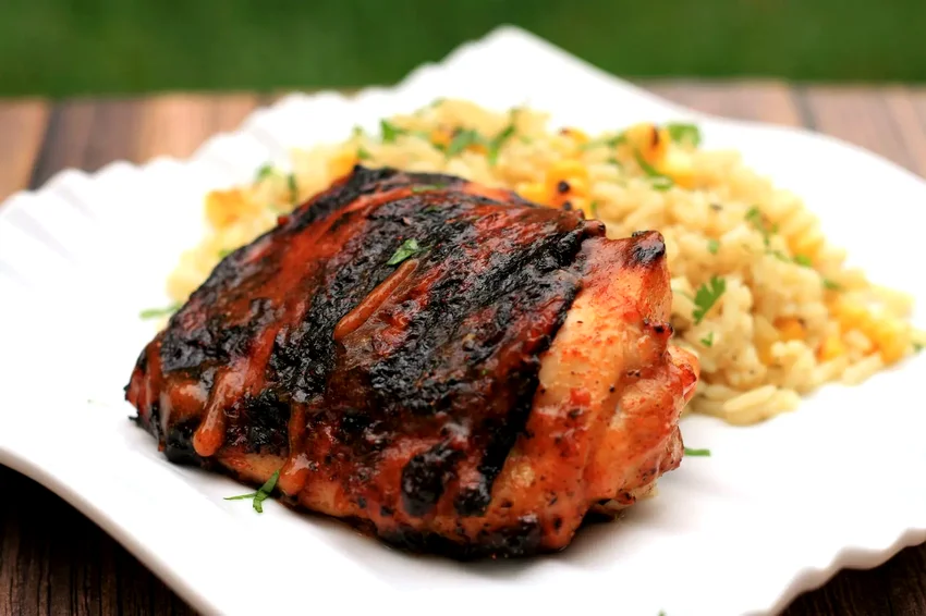 12 Amazing Mango Chicken Recipes for Every Occasion Grilled Chicken Thighs with Mango-Ancho Sauce