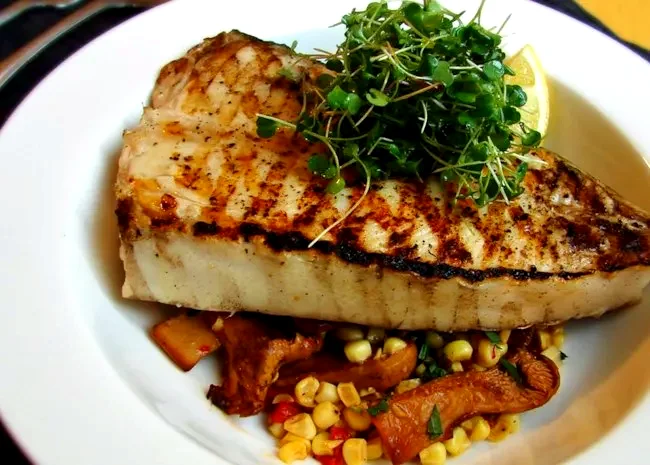 25+ Amazing Grilled Fish Recipes That Will Wow You Grilled Halibut Steaks with Corn and Chanterelles