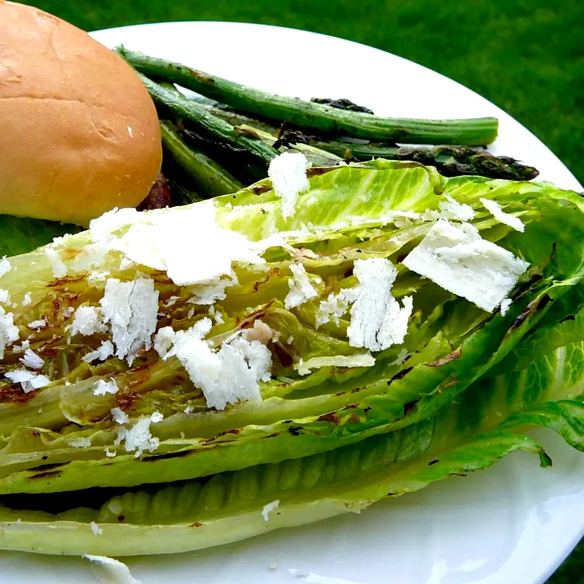 Grilled Hearts of Romaine