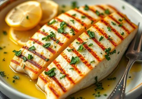 Grilled Mediterranean Sea Bass