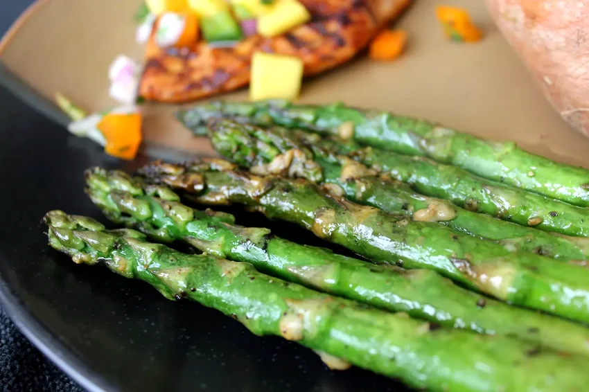 Grilled Parmesan Asparagus