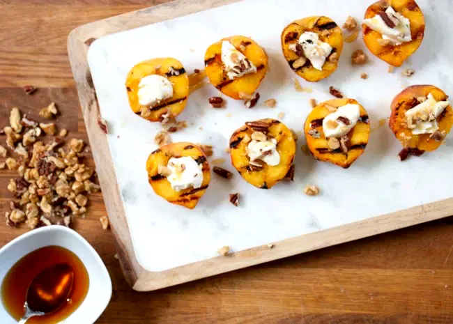 50 Elegant Desserts You Can Create in Your Own Kitchen Grilled Peaches and Cream