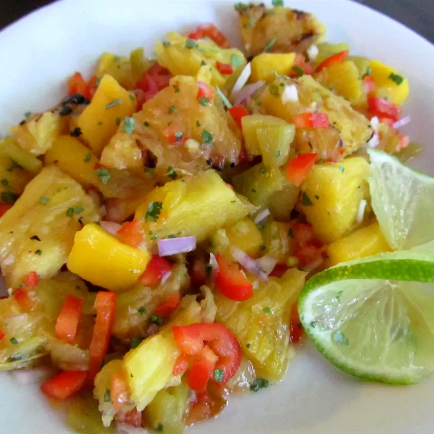 16 Fire-Grilled Pineapple Recipes That Bring Summer Magic Grilled Pineapple Mango Salsa