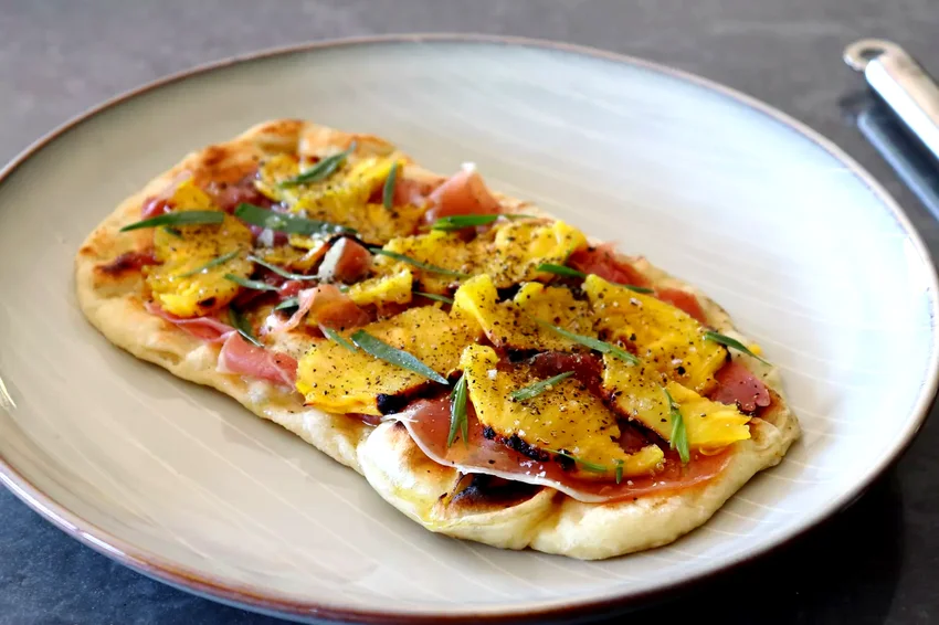 16 Fire-Grilled Pineapple Recipes That Bring Summer Magic Grilled Pineapple and Prosciutto Flatbread