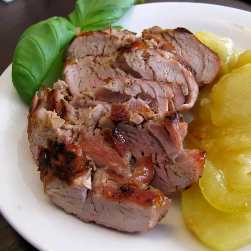 25 Hearty Main Course Recipes Featuring Sweet Apples Grilled Pork Tenderloin with Fried Apples