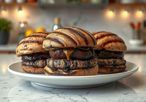 Grilled Portobello Mushroom Burgers