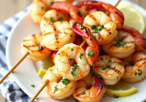 Grilled Shrimp Skewers