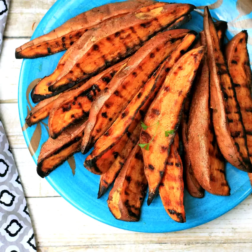 Grilled Sweet Potato Wedges
