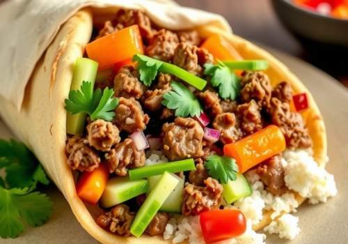 Ground Beef Shawarma